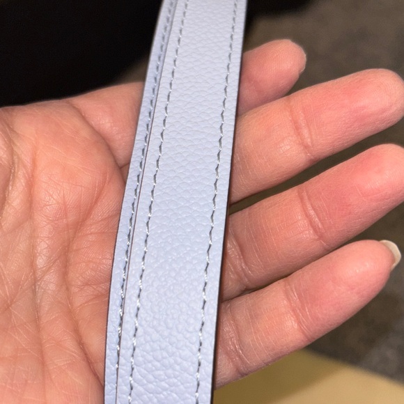 Louis Vuitton Sky Blue Leather Strap with Silver accents - Picture 6 of 6